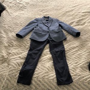 Boys size 7-8Y blue H&M suit.